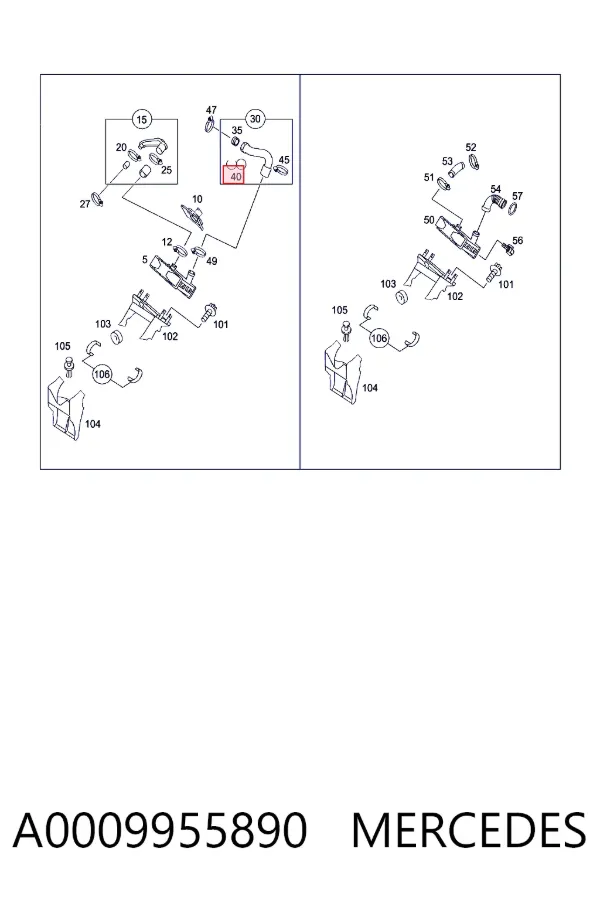  A0009955890 Mercedes