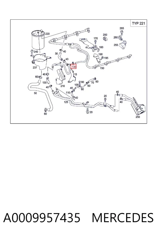  A0009957435 Mercedes