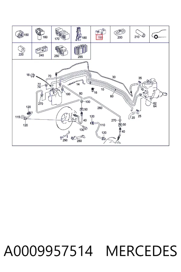  A0009957514 Mercedes