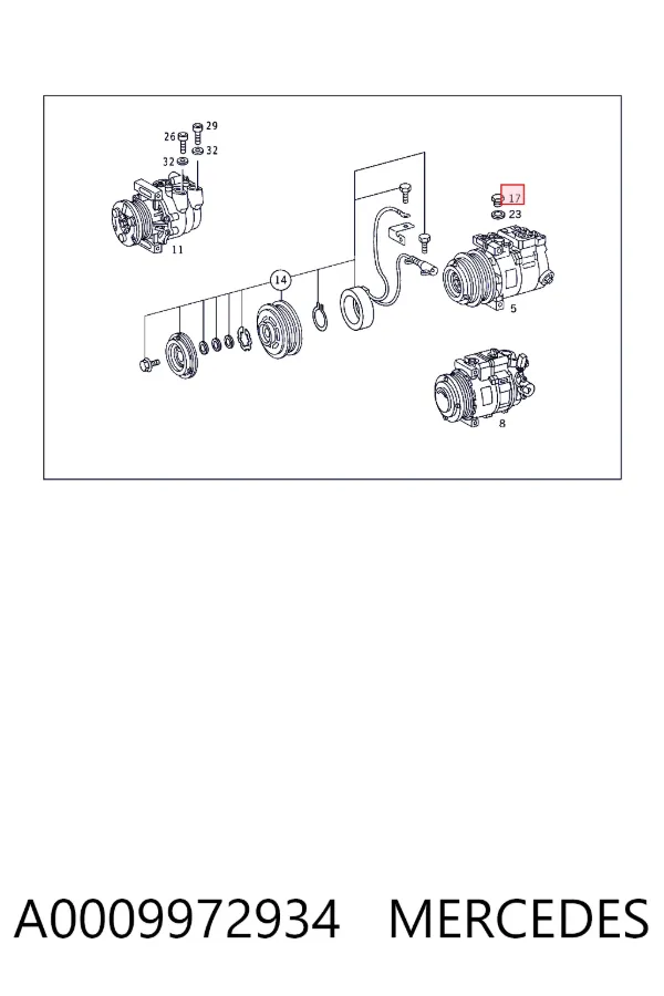  A0009972934 Mercedes