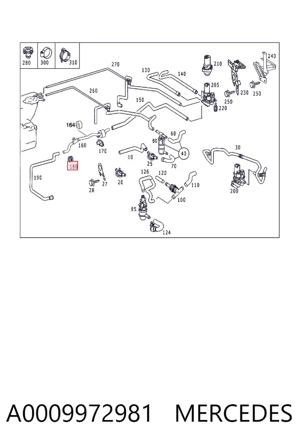  A0009972981 Mercedes