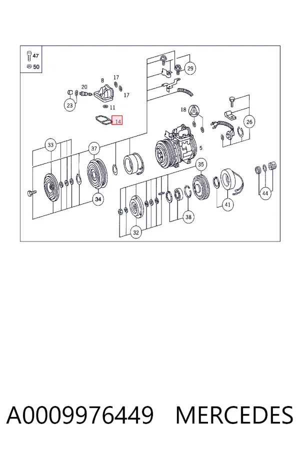  A0009976449 Mercedes