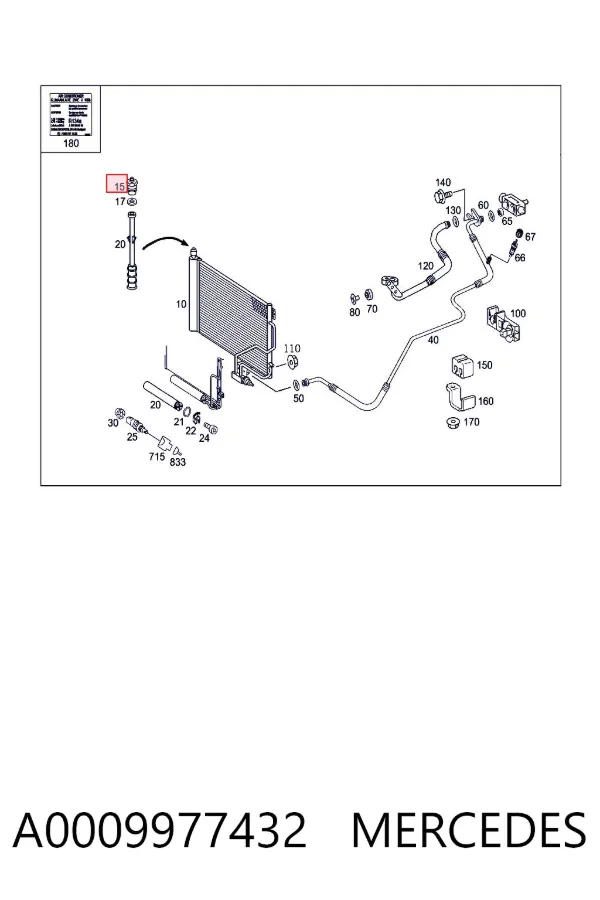  A0009977432 Mercedes