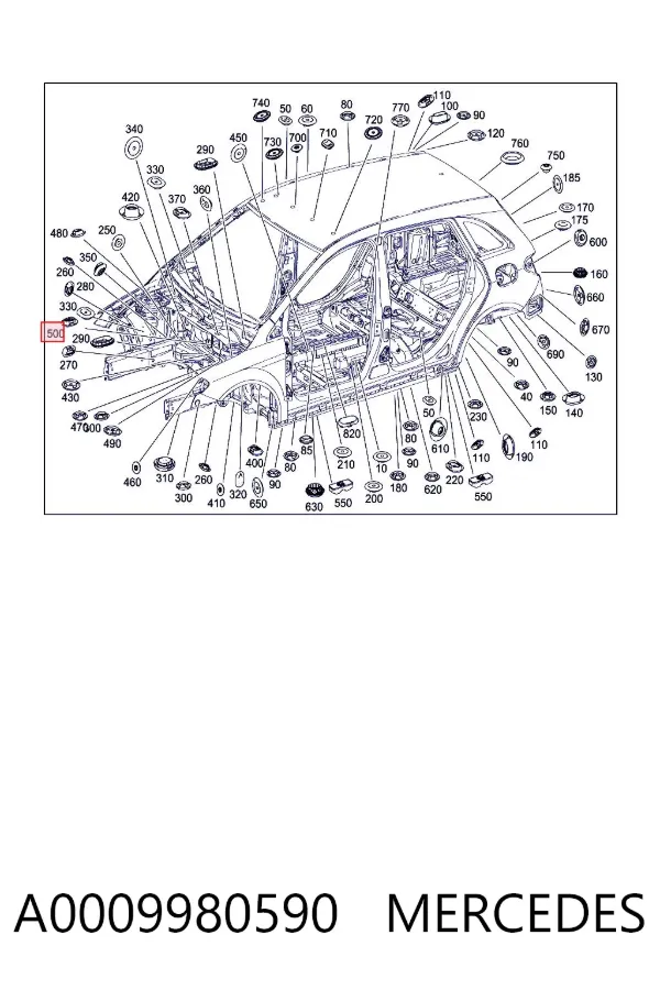  A0009980590 Mercedes