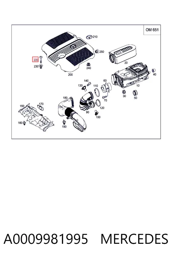  A0009981995 Mercedes