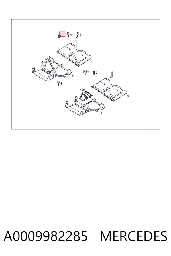 A0009982285 Mercedes