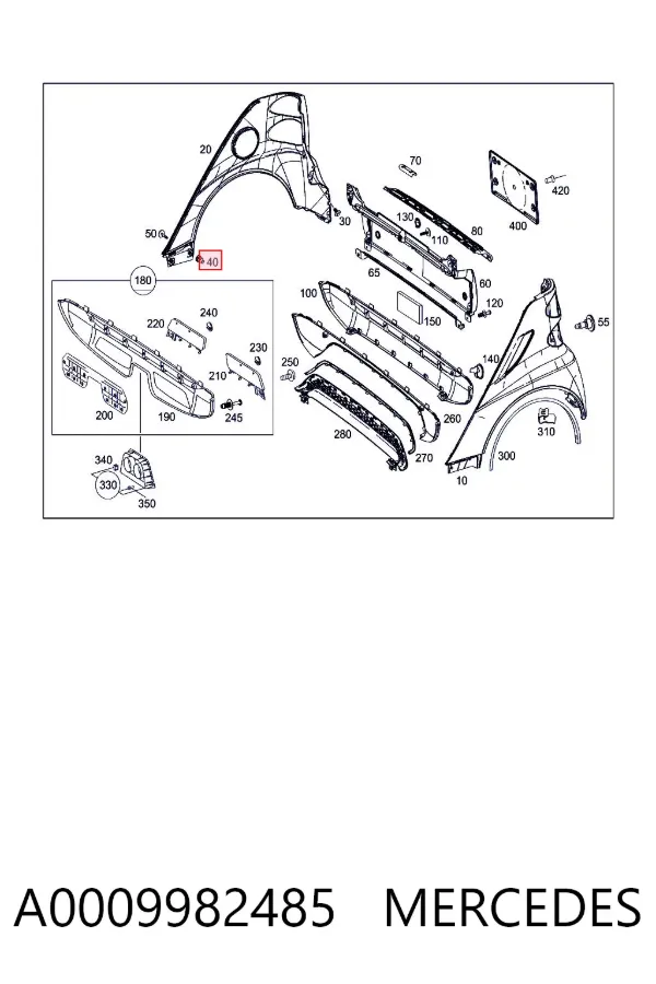  A0009982485 Mercedes