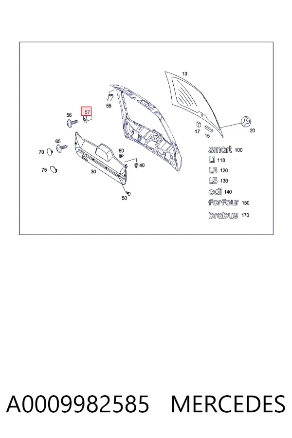 A0009982585 Mercedes