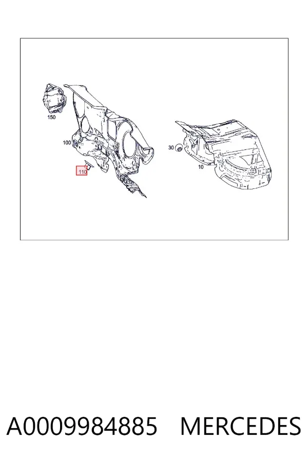  A0009984885 Mercedes