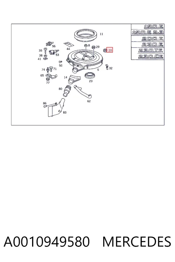  A0010949580 Mercedes