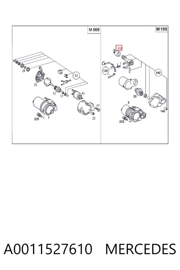  A0011527610 Mercedes