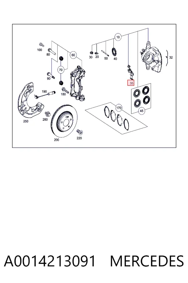  A0014213091 Mercedes