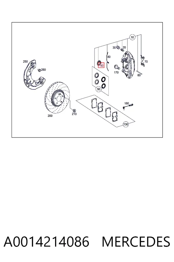  A0014214086 Mercedes