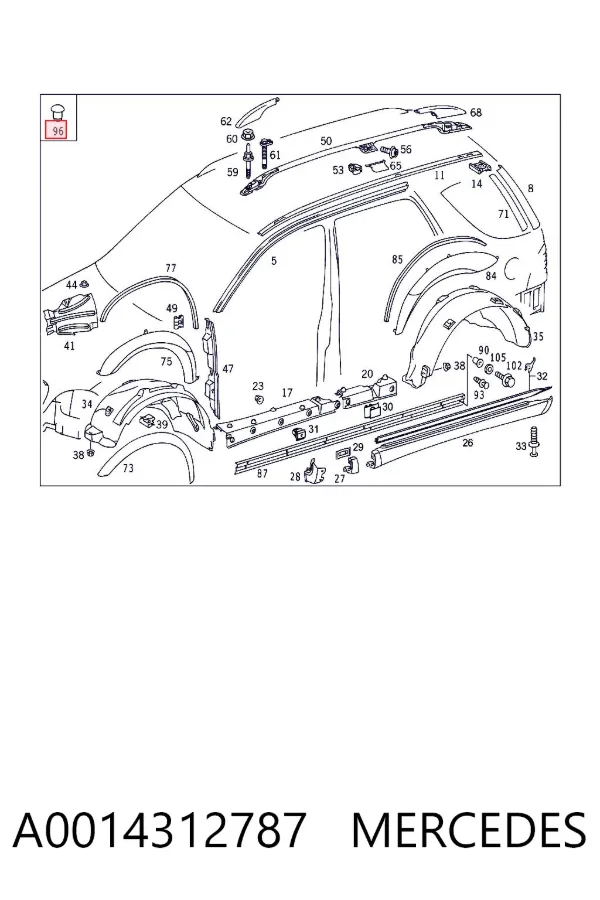  A0014312787 Mercedes