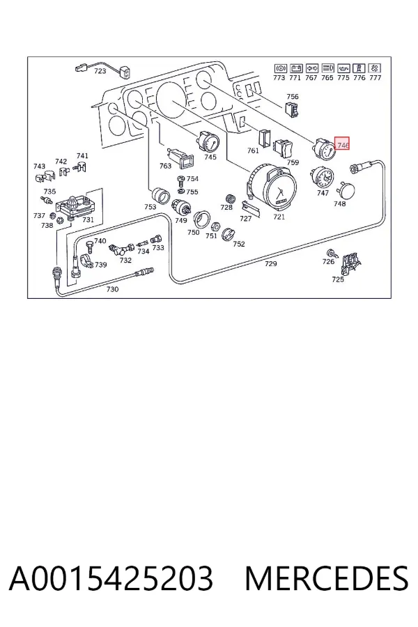  A0015425203 Mercedes