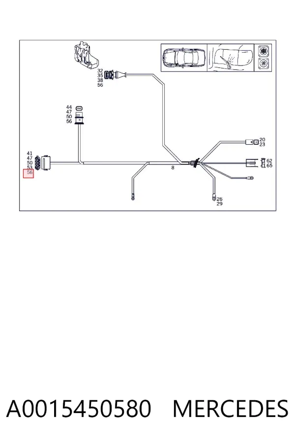  A0015450580 Mercedes
