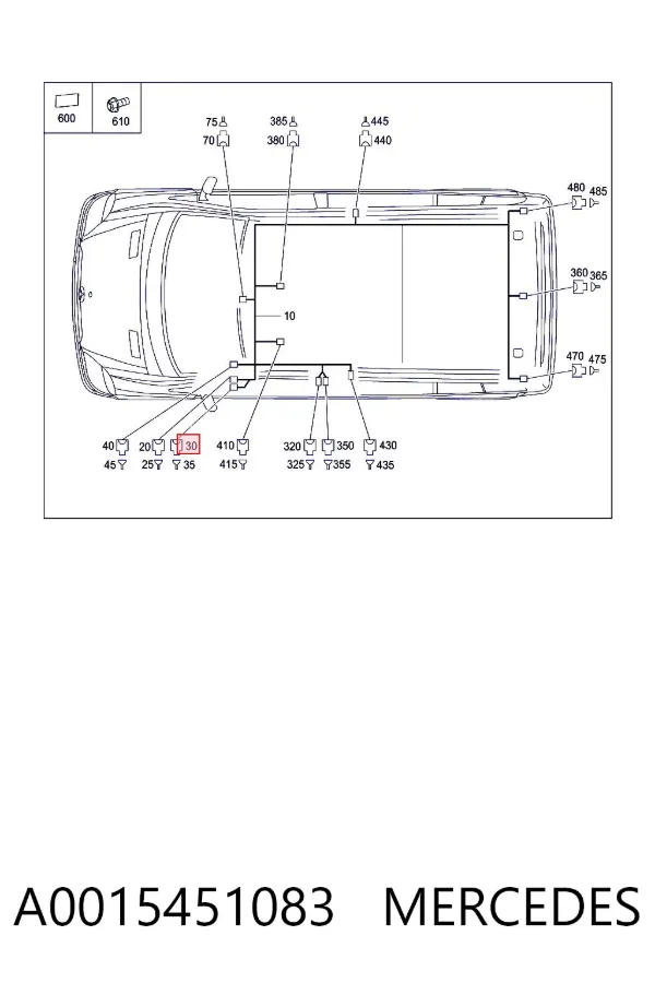  A0015451083 Mercedes