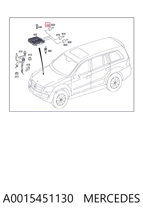  A0015451130 Mercedes