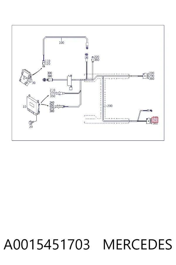 A0015451703 Mercedes