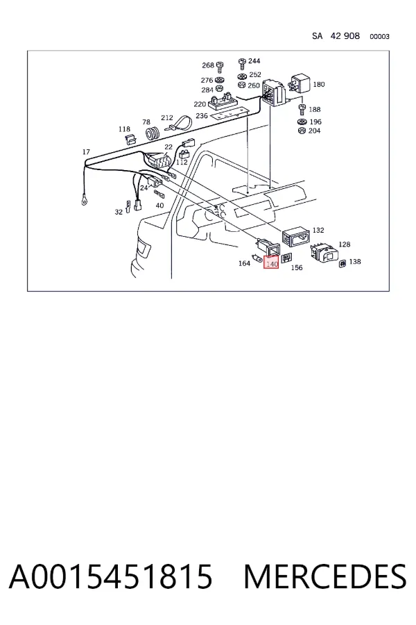  A0015451815 Mercedes