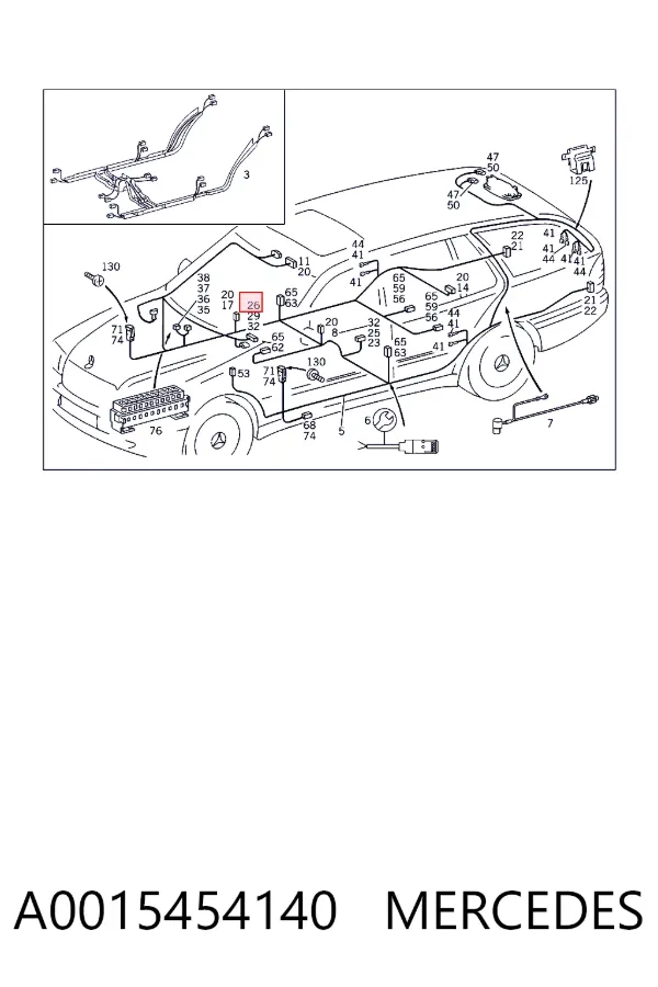  A0015454140 Mercedes