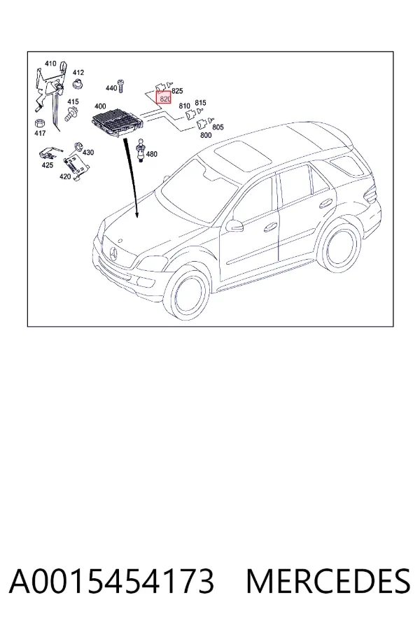  A0015454173 Mercedes
