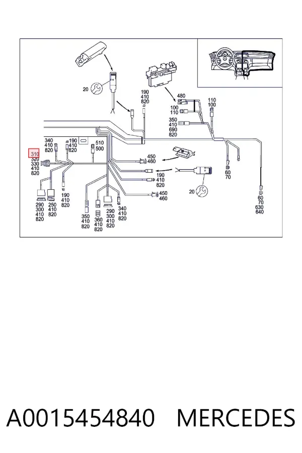  A0015454840 Mercedes