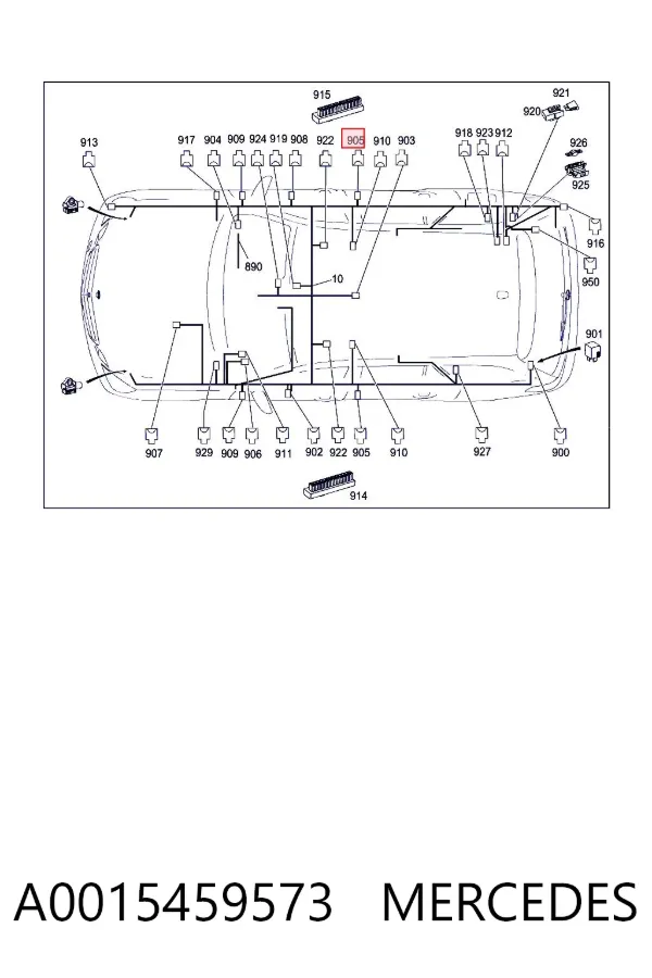  A0015459573 Mercedes
