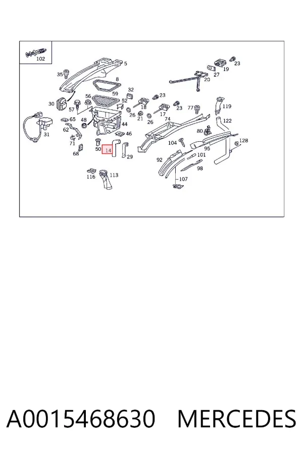  A0015468630 Mercedes