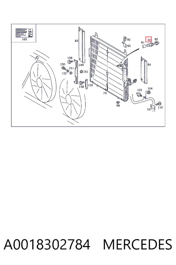 Válvula de reabastecimento de aparelho de ar condicionado A0018302784 Mercedes