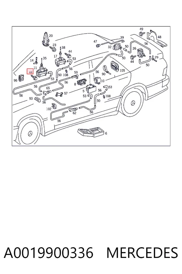  A0019900336 Mercedes