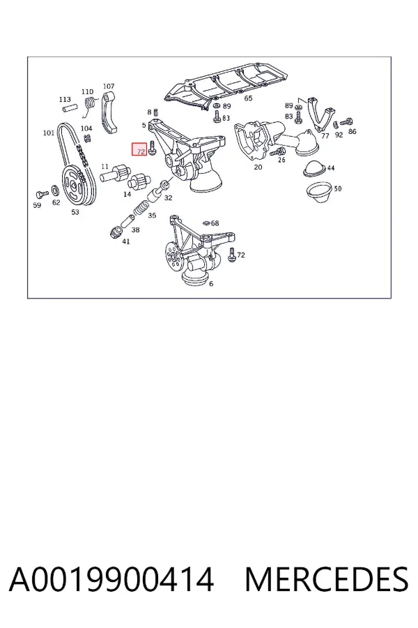  A0019900414 Mercedes