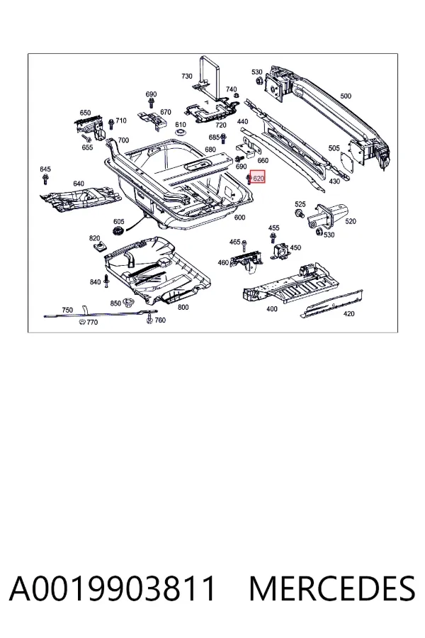 A0019903811 Mercedes