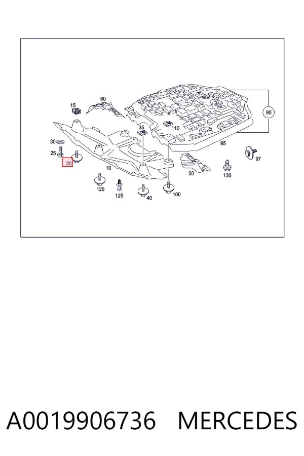  A0019906736 Mercedes
