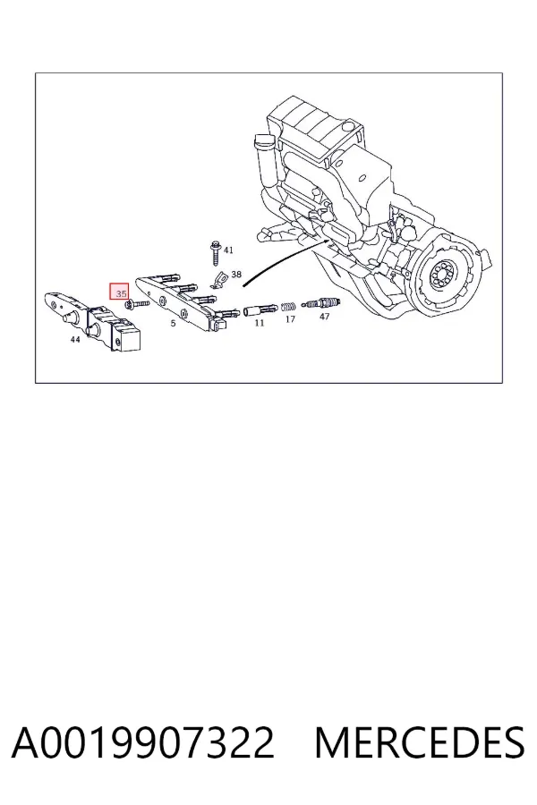 A0019907322 Mercedes