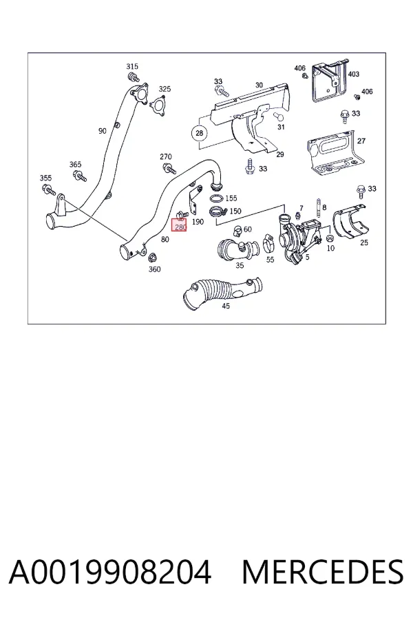  A0019908204 Mercedes