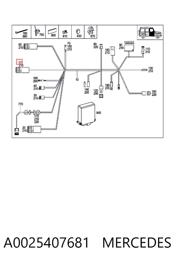  A0025407681 Mercedes
