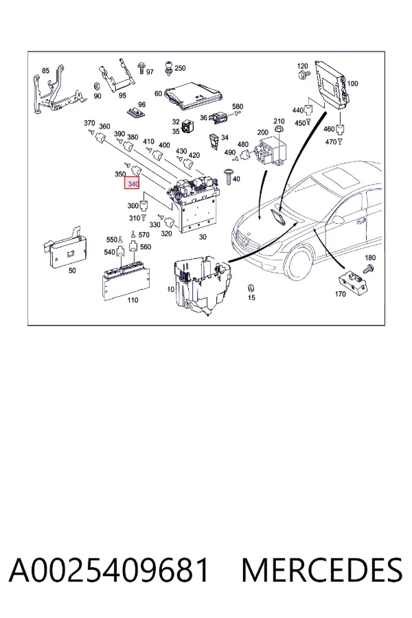  A0025409681 Mercedes
