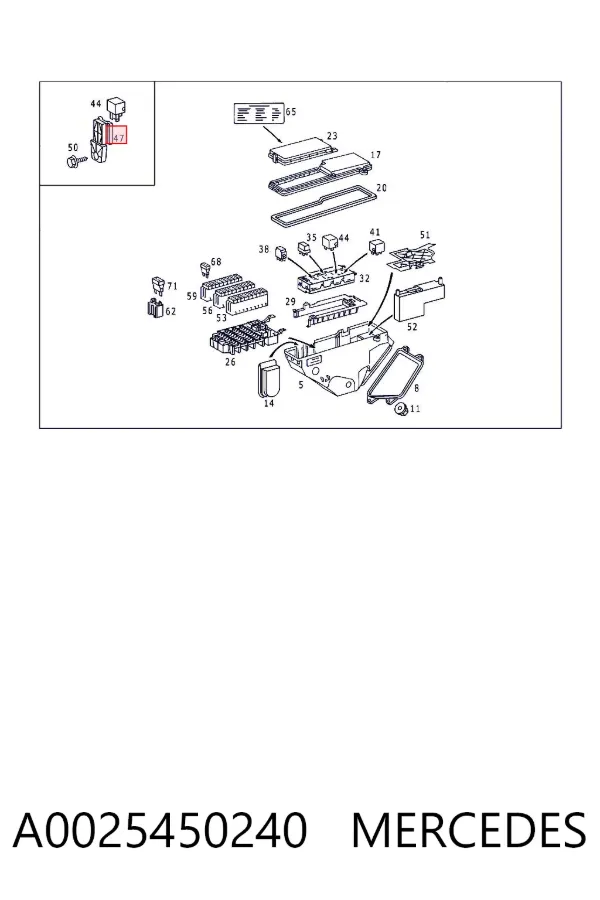  A0025450240 Mercedes
