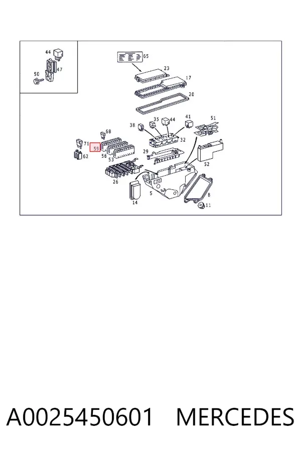  A0025450601 Mercedes
