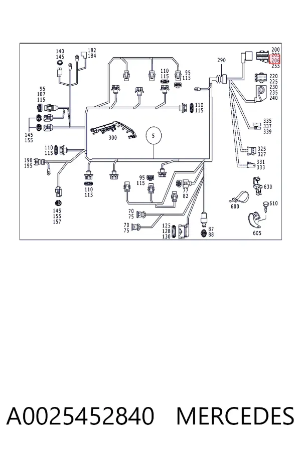  A0025452840 Mercedes