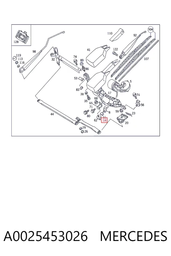  A0025453026 Mercedes