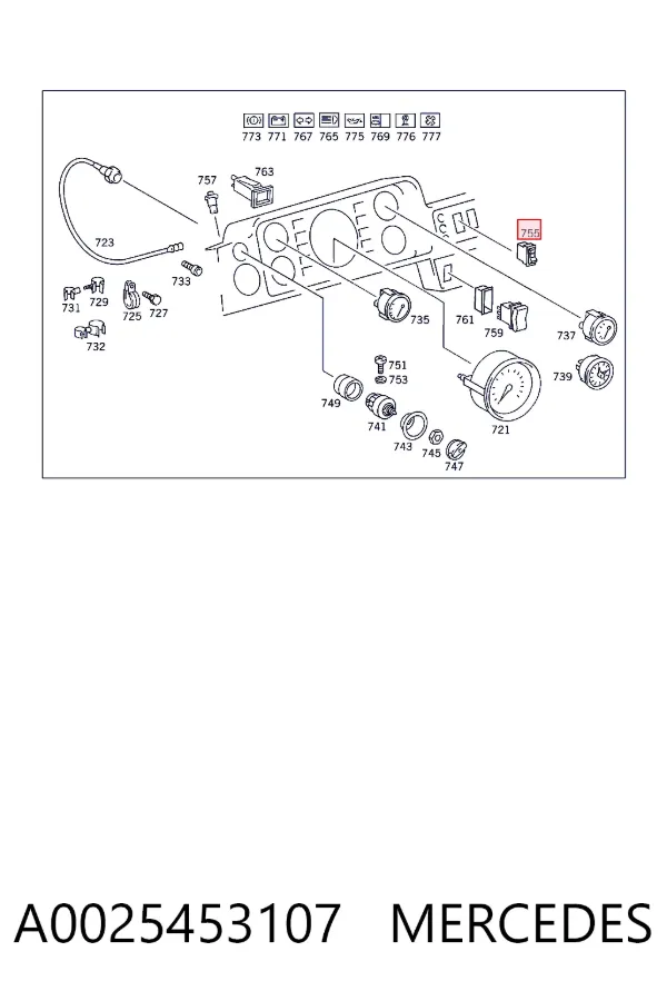 A0025453107 Mercedes