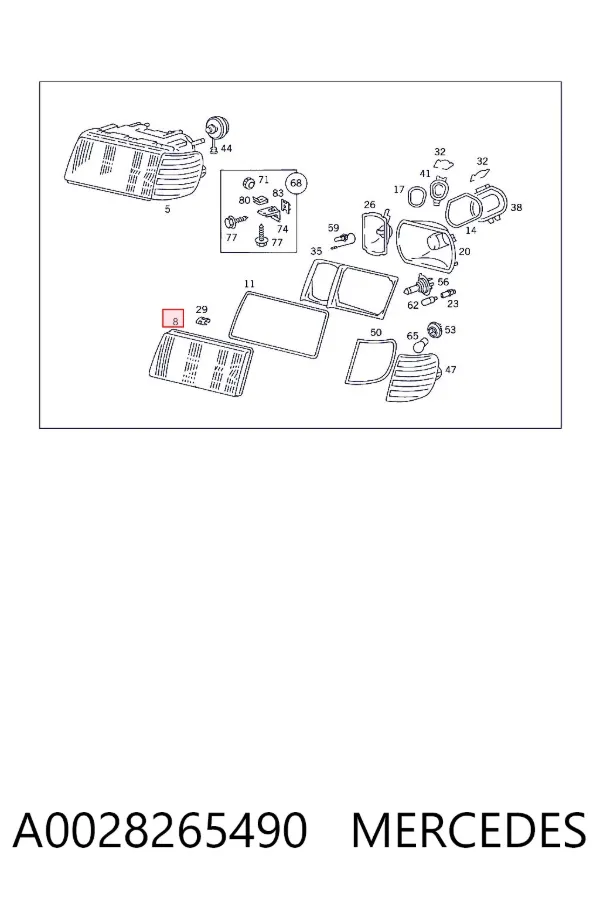  A0028265490 Mercedes