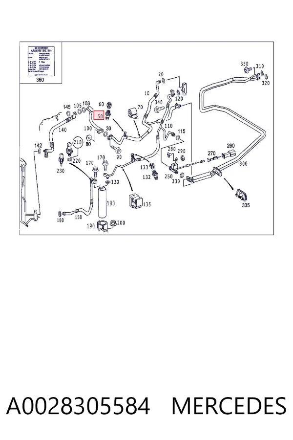  A0028305584 Mercedes