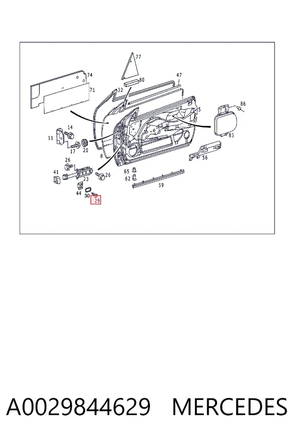  A0029844629 Mercedes