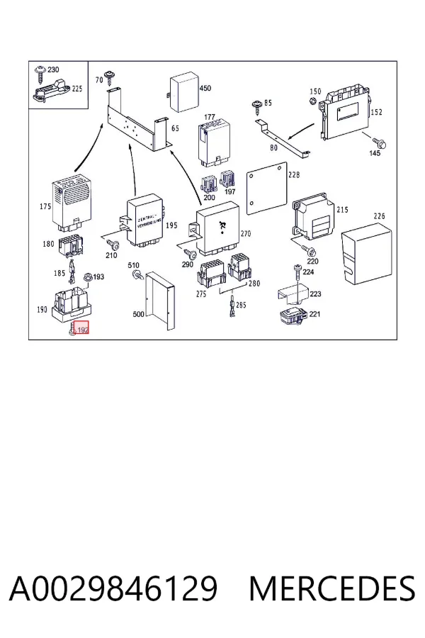  A0029846129 Mercedes