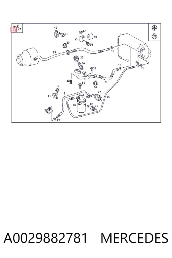  A0029882781 Mercedes