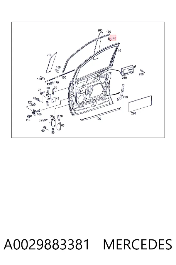  A0029883381 Mercedes