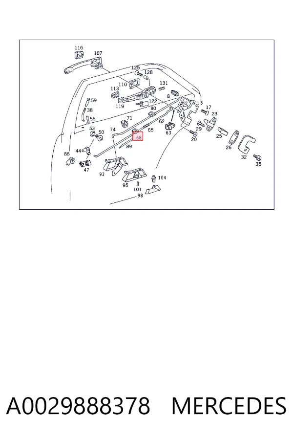  A0029888378 Mercedes
